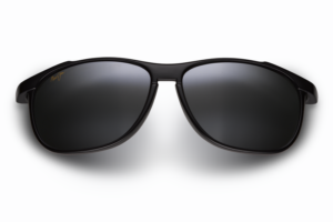 Maui Jim Grey Voyager Gloss Black Sunglasses