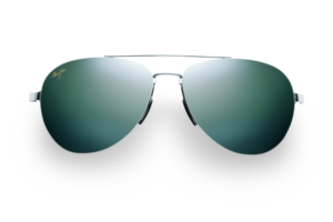 Maui Jim Grey Pilot Silver Sunglasses
